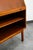 Brown Mid Century Danish Modern Secretary Desk Bureau Denmark Teak Drawer Tambour Door For Sale - Image 8 of 12