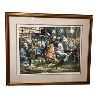 Vintage Robert Addison (American, 1924-1988) Serigraph Robert Addison Signed Numbered 136/160 Framed For Sale