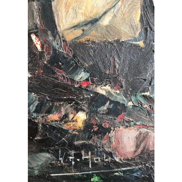 Modern W. A. Hahn, Ruisseau De Montagne, Oil on Cardboard, Framed For Sale - Image 3 of 10