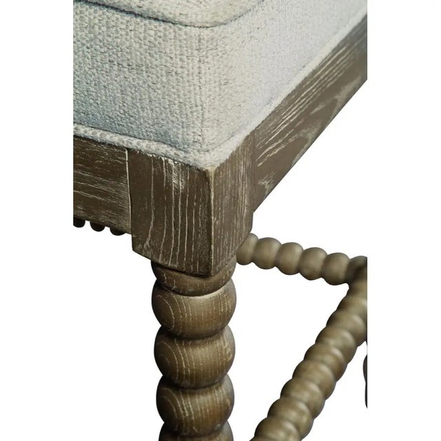Wood Sara Counter Stool by Furniture Classics For Sale - Image 7 of 7