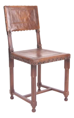 Renaissance Style Walnut Dinning Chair from Bergier Art