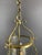 20th Century Brass and Glass Lantern Pendant Light For Sale - Image 4 of 6