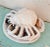 This vintage white Italian majolica pottery covered dish features a beautifully detailed crab design. The top of the crab...