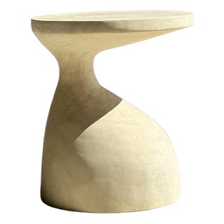 Vintage Wood Side Table, 1980s For Sale