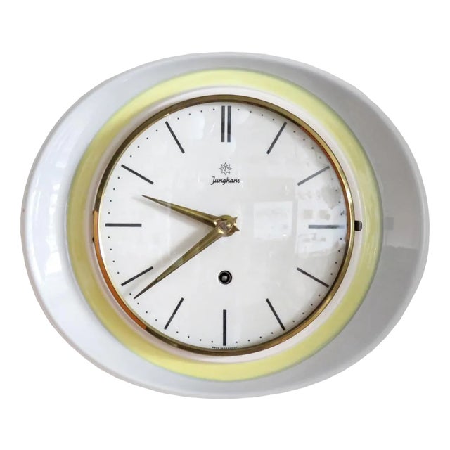 Junghans Germany Wall Clock, 1950 For Sale