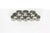Beautiful set of 12 vintage silver plated metal napkin rings with beaded edges. Excellent vintage condition. They have...