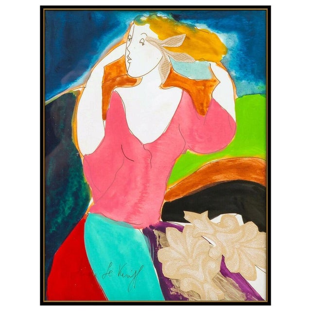 Message us to inquire about custom framing options! (Included for free with every purchase) This oil painting on board...