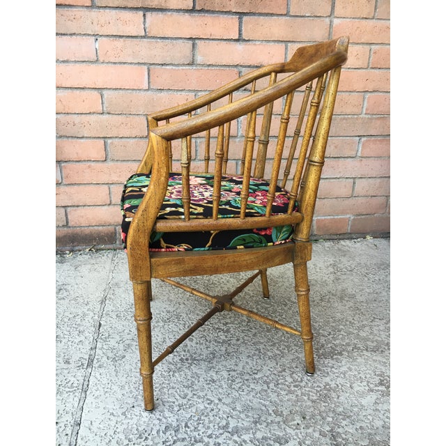 1960s Vintage Drexel Faux Bamboo Club Chairs Chairish