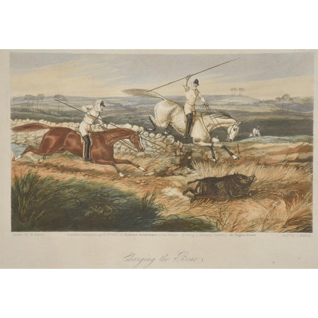 Hunting Scenes, Engravings, Set of 4 For Sale - Image 6 of 10