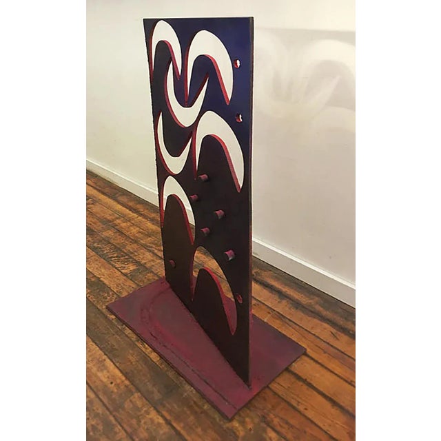 Contemporary Iron Sculpture For Sale - Image 3 of 4