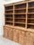 Impressive large-scale antique style bookcase cabinet crafted from high-quality recycled teak wood. This stunning...