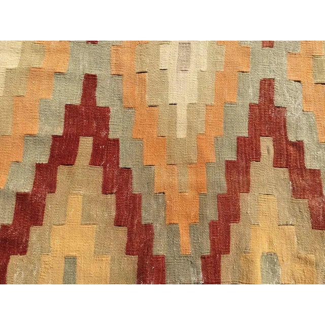 Vintage Turkish Kilim Runner - 43" X 97" For Sale - Image 4 of 11