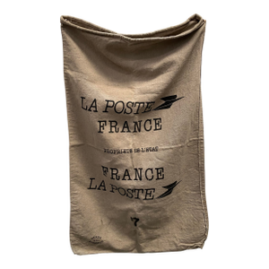 Vintage, French, "La Poste" Mid- Century, Postal Sack