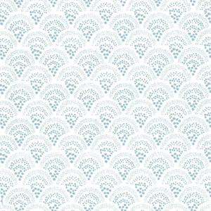 Sister Parish Chou Chou Wallpaper in Light Blue