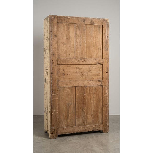 Wabi-Sabi French Distressed Armoire Parisienne, 1950 For Sale - Image 3 of 4