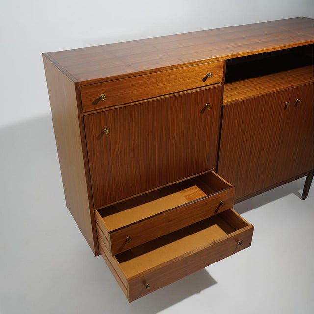 Wooden Sideboard with Integrated Bar, 1960s For Sale - Image 11 of 16