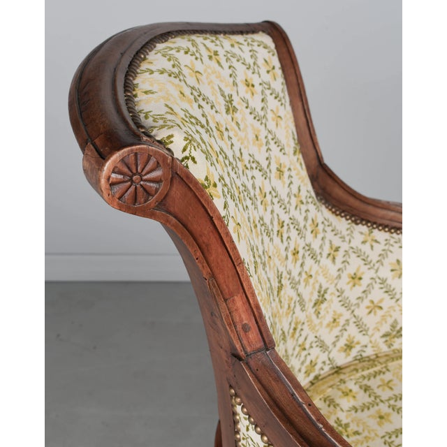 19th Century Louis XVI Duchesse en Bateau Chaise or Chaise Longue For Sale - Image 10 of 12