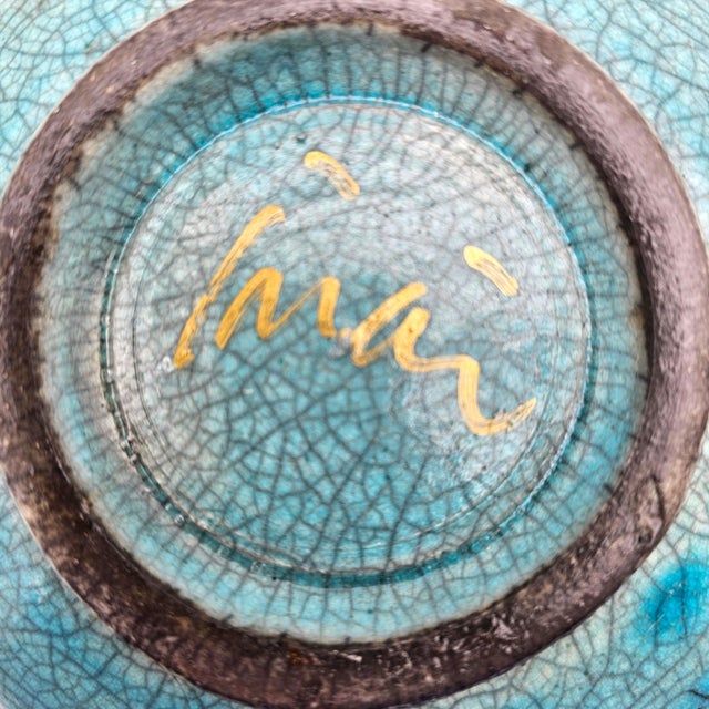 Joy Imai Studio Ikebana Ceramic Bowl, Palo Alto, 7.5" For Sale - Image 12 of 12