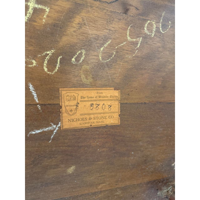 1910s Antique Captains Chair For Sale - Image 12 of 12