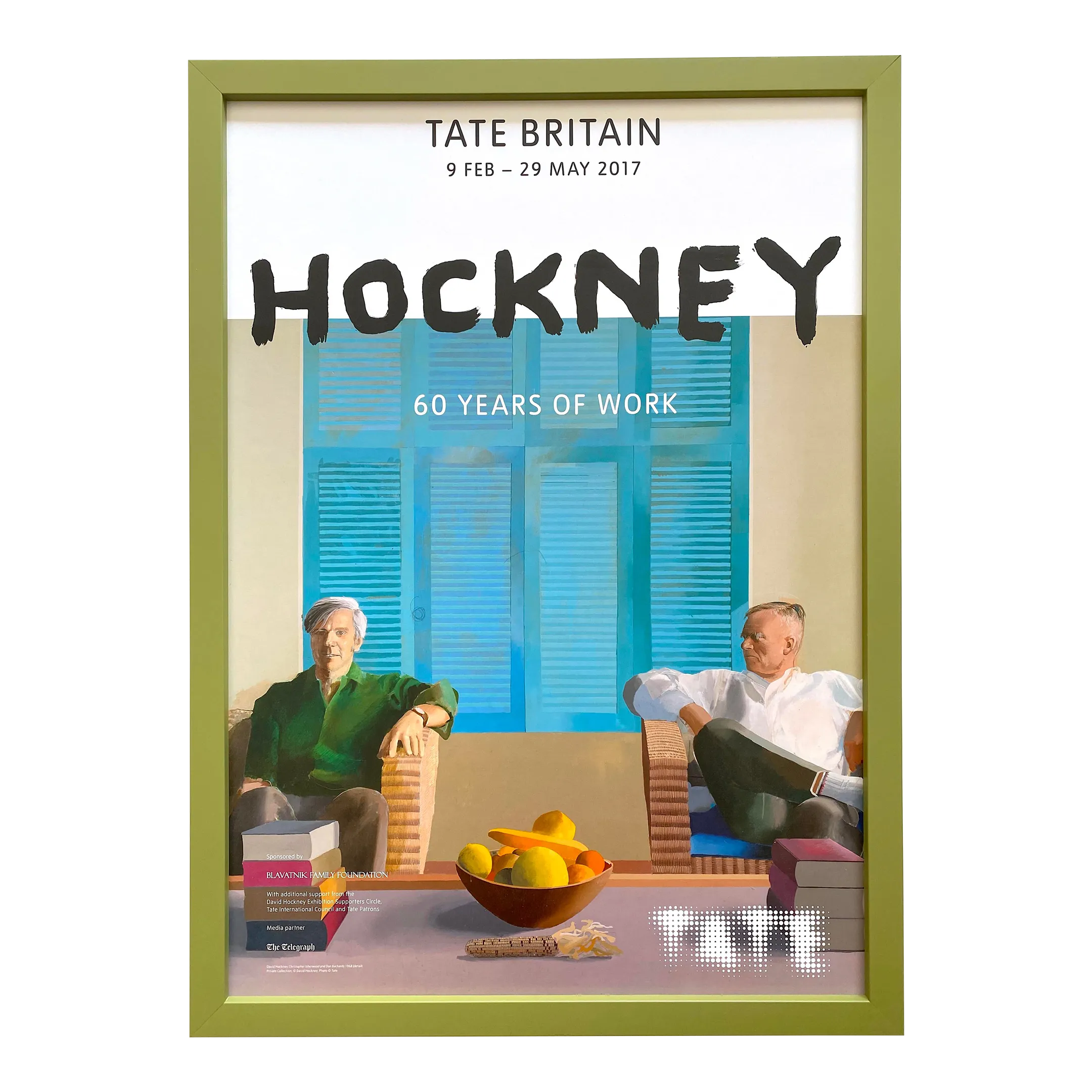 David Hockney Lithograph Print Framed Tate Museum Pop Art