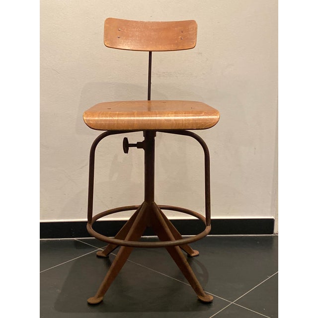 Vintage French Desk Chair by Jean Prouvé, 1940 For Sale - Image 6 of 18