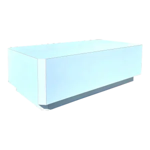 Postmodern Powder Blue Coffee Table