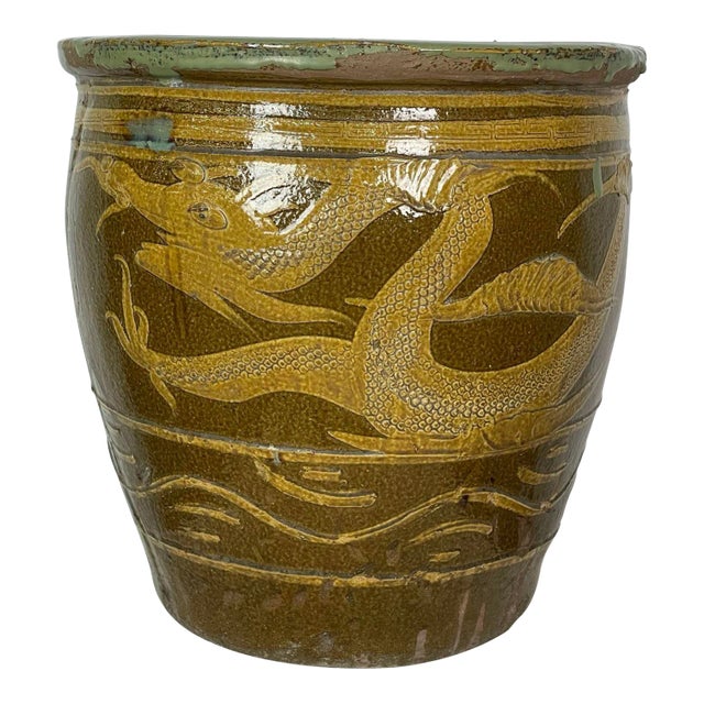 Asian Jardinière, Planter, Cachepot or Fish Bowl, Tony Duquette For Sale