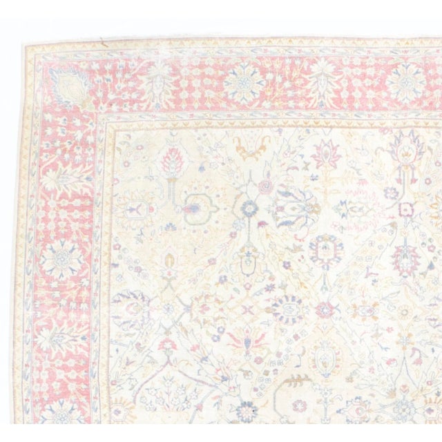 Turkish Fine Antique Turkish Sivas Rug 7'10" X 10’11" For Sale - Image 3 of 5