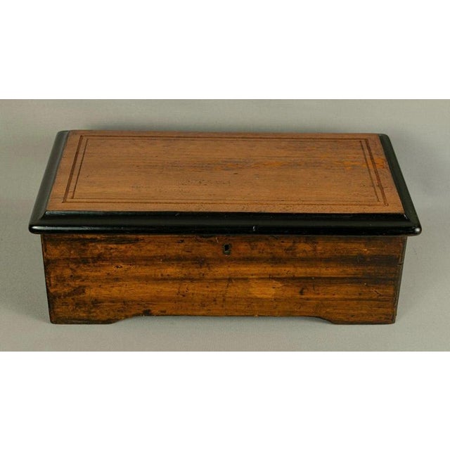 A fine and substantial late 19th-century Swiss mechanical music box, dating to circa 1890, housed within an attractive...