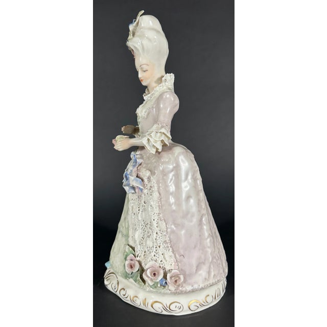 French Cordey China Co. Porcelain French Figure, #5061, Circa 1940's For Sale - Image 3 of 9