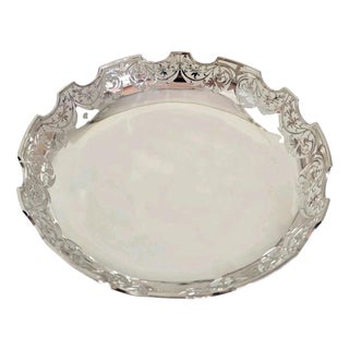 Mid-Century Sterling Silver Fruit Bowl from JB Chatterley, 1972 For Sale