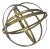 Metal Gold Leaf Sphere For Sale