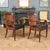 Wood 1990s Pair Theodore Alexander Barrel Back Chairs For Sale - Image 7 of 14