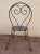 Set of Garden Chairs in Wrought Iron For Sale - Image 7 of 9