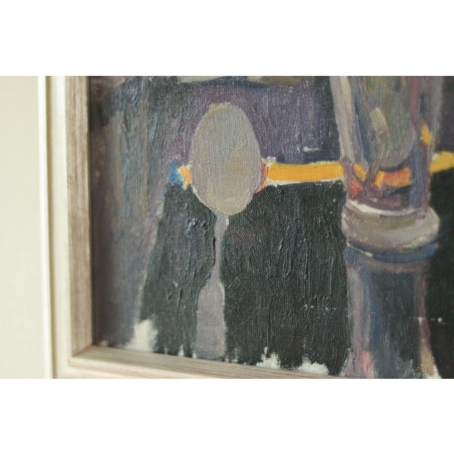 Bengt Crantz, Vase, 1960s, Oil on Canvas For Sale - Image 7 of 11