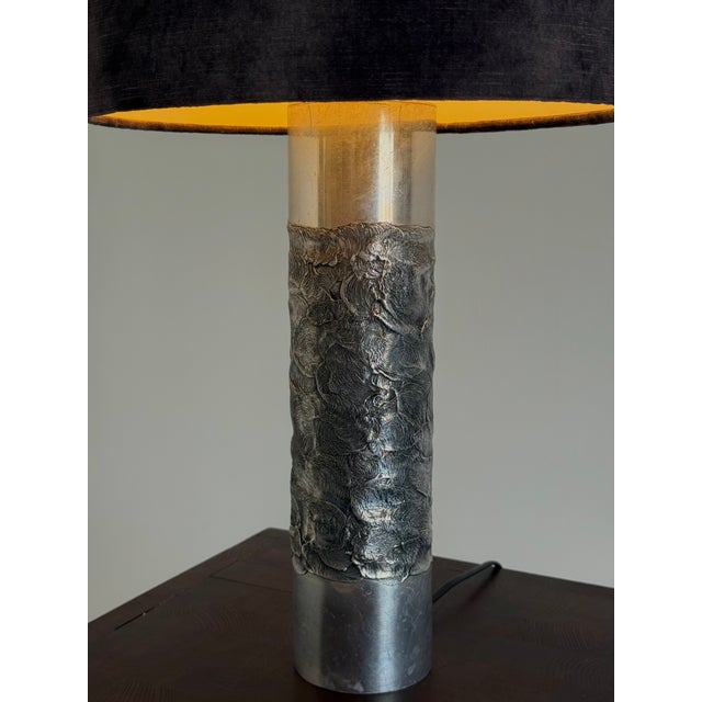 Brutalist Table Lamp attributed to Willy Luyckx, 1960s For Sale - Image 13 of 14