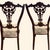 Chippendale Late 20th Century Pair of Chippendale-Style Ribbon Back Side Chairs For Sale - Image 3 of 6