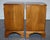 Burr Walnut Nightstands with Drawers, Set of 2 For Sale - Image 15 of 17