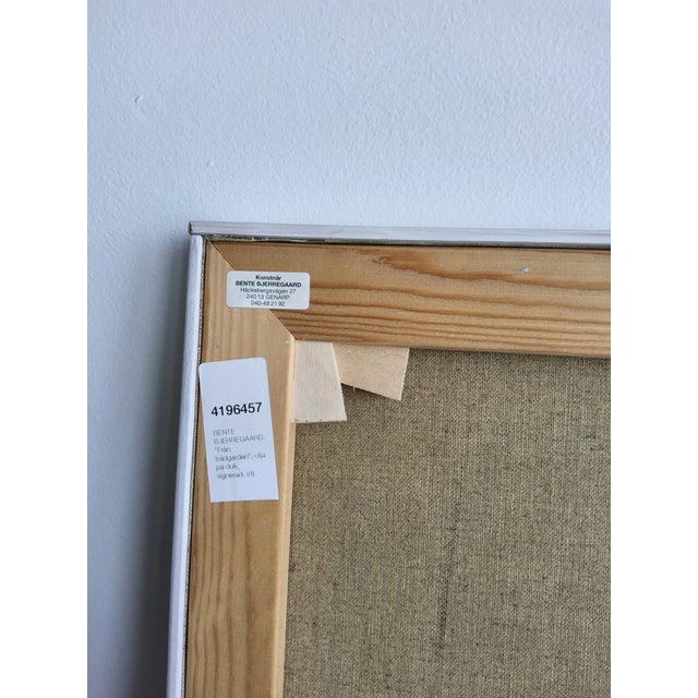 Floral Oil Painting Titled "From the Garden" by Nordic Artist Bente Bjerregaard For Sale - Image 17 of 17