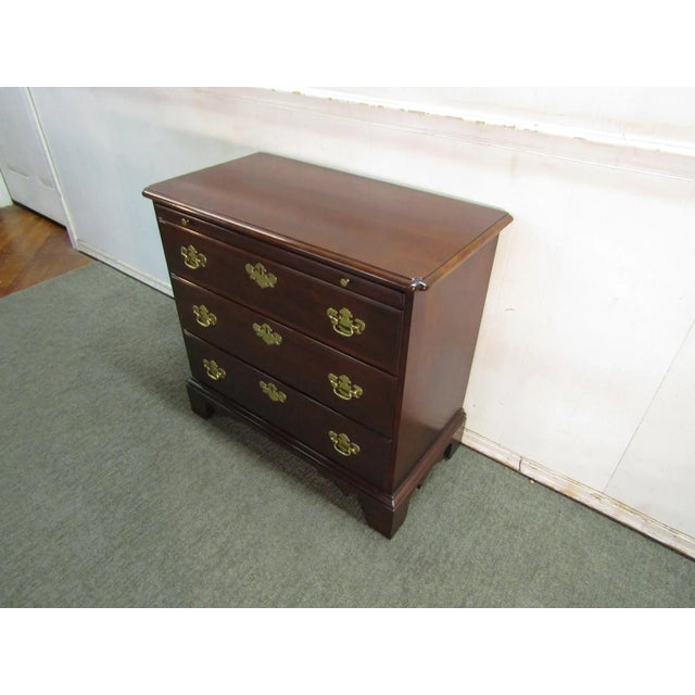 Traditional Statton Solid Cherry Serving Chest or Credenza For Sale - Image 3 of 10
