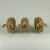 Brown 1990s Set of 3 Vintage Wood Carved Pigs For Sale - Image 8 of 8