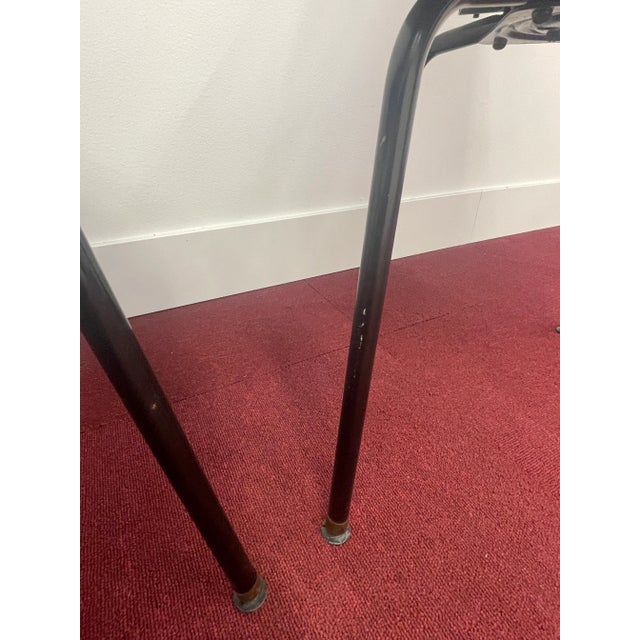 Black Pair of Vintage Mid-Century Modern Douglas Fiberglass Chairs 1960 For Sale - Image 8 of 12