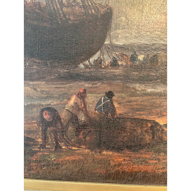 Late 19th Century Late 19th Century Large Oil Painting by Famed Historical Seascape Painter F. D. Briscoe For Sale - Image 5 of 10