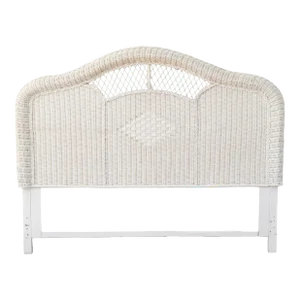 Heywood Wakefield Style Queen Wicker Headboard