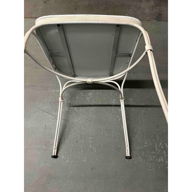 Metal Vintage Pottery Barn Outdoor Bistro Chairs For Sale - Image 7 of 10