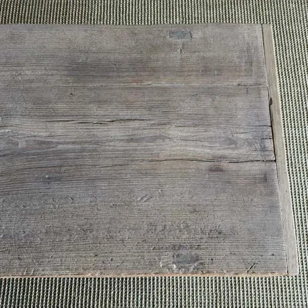 Wood 1940s Vintage Elm Wood Coffee Table For Sale - Image 7 of 10