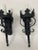 1990s Italian Style Iron Wall Sconces - a Pair For Sale - Image 9 of 10
