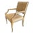 Rift Oak & Upholstered Lair Arm Chair From the Madeline Stuart Collection For Sale