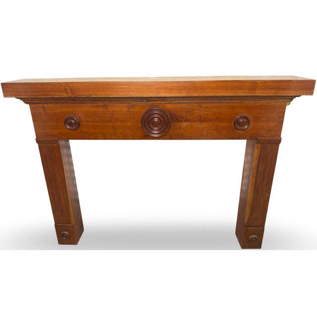 Art Deco 19th Century French Neoclassic Fireplace Mantle Piece. For Sale - Image 3 of 6