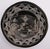 Diaguita Black and White Etched Three Footed Ceramic Bowl from Northern Chile Measures 7" diameter and 2 1/4" tall....